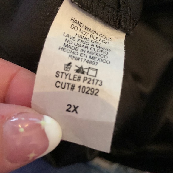 Fashion Nova. Had Your Chance Faux Leather Stacked Pants - Black 2X - Picture 5 of 5